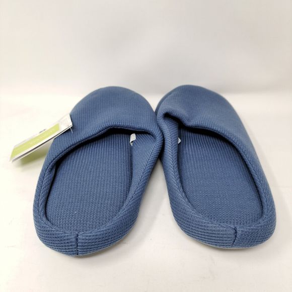 ULTRAIDEAS Men's Lightweight Cotton Slippers with Memory Foam and Soft Sole - Picture 2 of 11